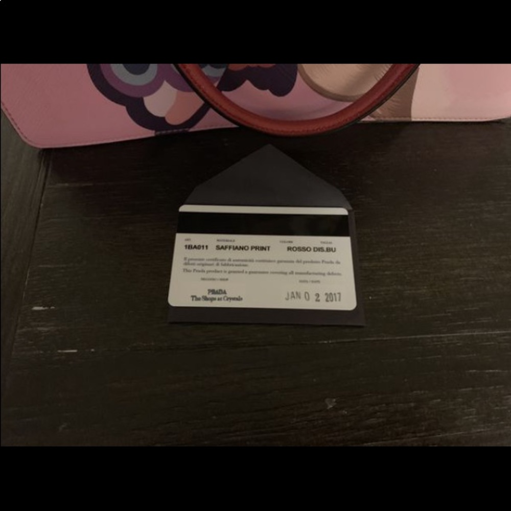 Prada limited edition butterfly Russo collection